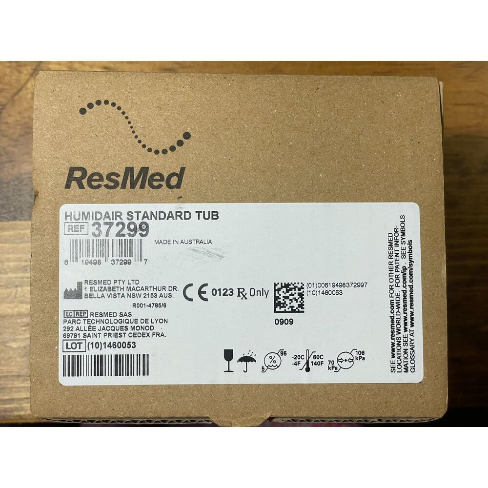 ResMed HumidAir Standard Tub Water Chamber Replacement AirSense 10 37299 NIB